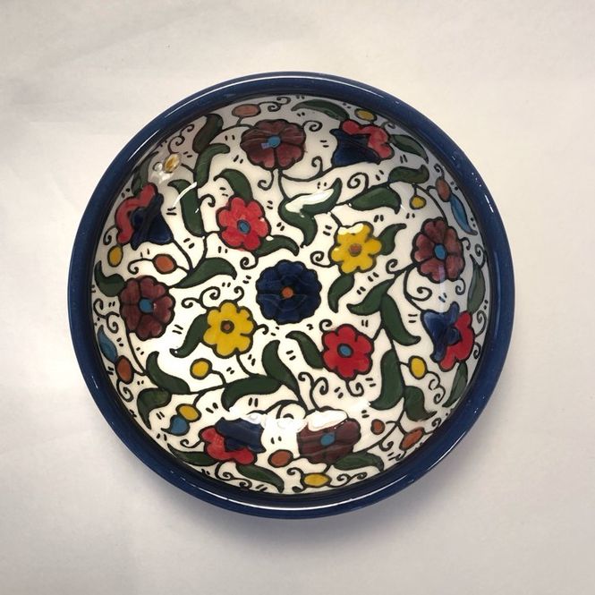 Hovedbilde Liten keramikkskål, flerfarget. 10 cm