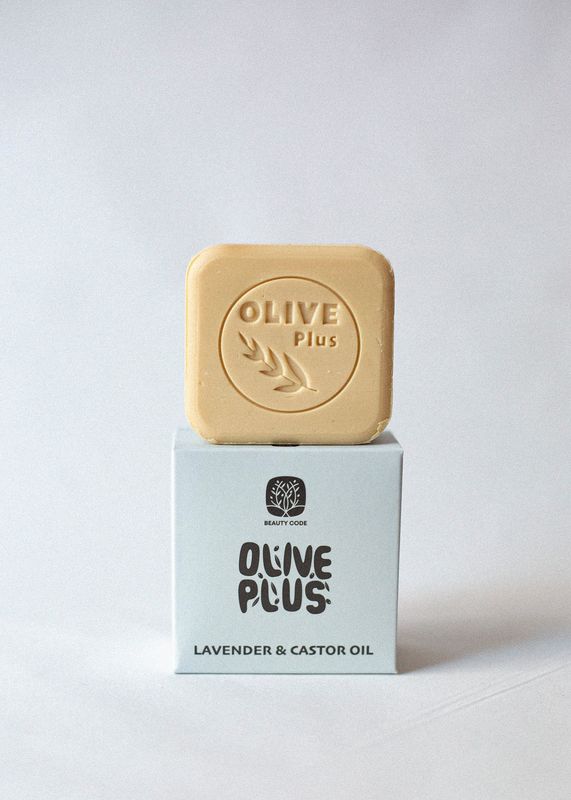 Olivensåpe, lavendel og kastorolje